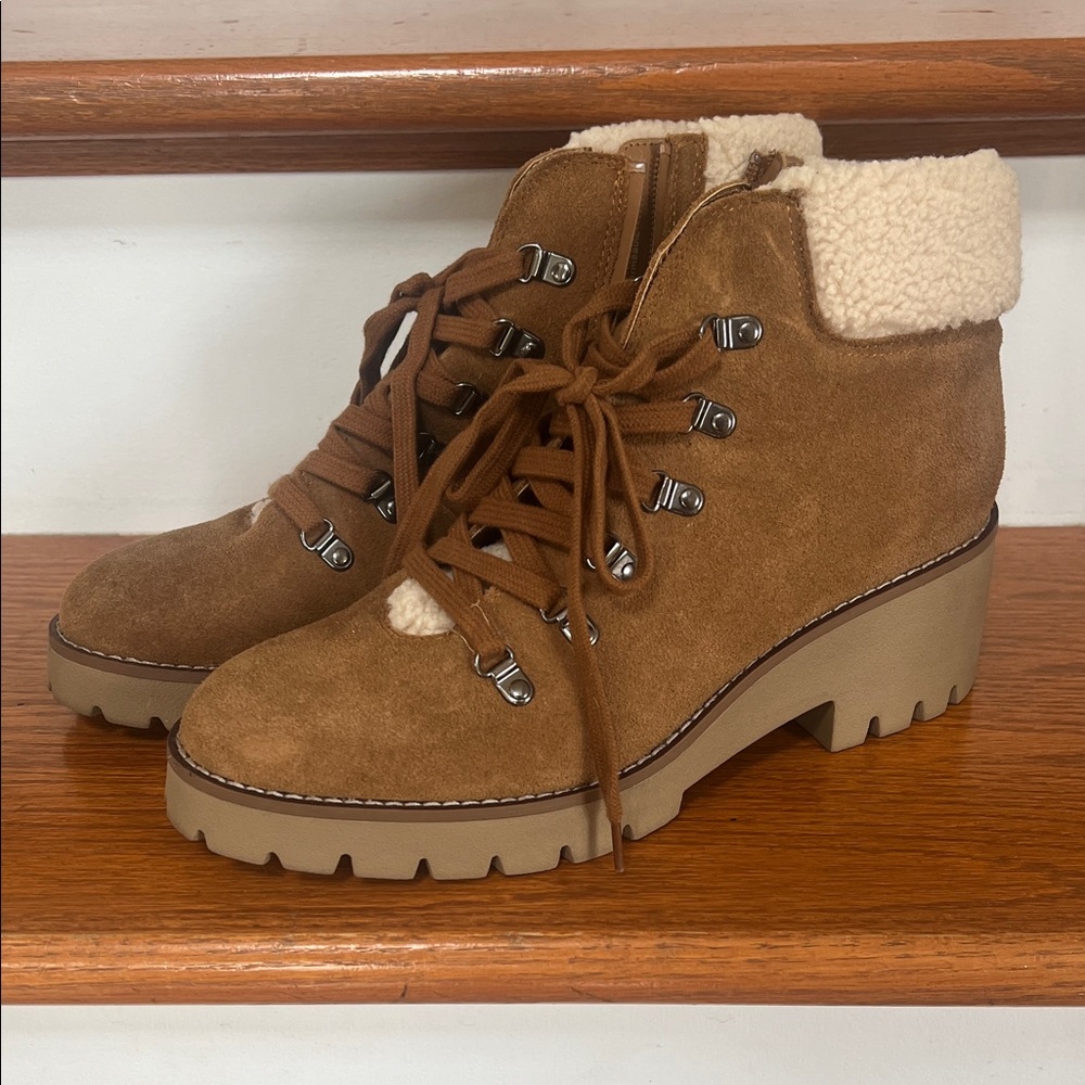 Women's Brown Suede Ankle Boots